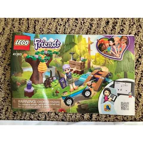 Lego Friends Mia Forest Adventure 41363 Incomple Set Animals and Characters