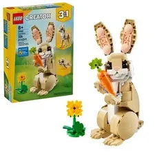LEGO Creator  Cute Bunny (3 In 1) (326 Pieces) 31162 2025