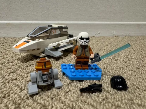 Disney Lego Star Wars Rebels Ezra Bridger And Chopper Minifigure Lot 75048 75158