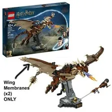 LEGO Harry Potter 76406 Hungarian Horntail Dragon Wing Membranes x2 ONLY