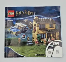 LEGO 75968 Harry Potter 4 Privet Drive Instruction Manual Book Only 2020 Retired