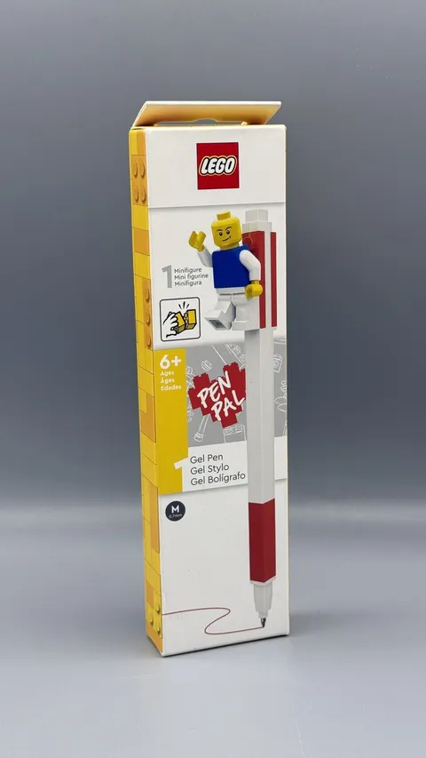 LEGO 52602 Pen Pal – Brand New & Sealed – Official LEGO Stationery Gift,Red Ink