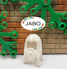 ( S12 / 9 / 16 ) LEGO 13768 Hair Long Straight with Center Part and Beard