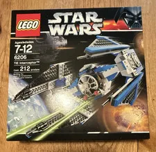 LEGO Star Wars TIE Interceptor 6206 Complete Set 212 pcs Ages 7-12
