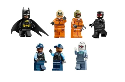 Lego 76300 Batman Arkham Asylum Minifigures Lot Batman Scarecrow Croc Cat Freeze