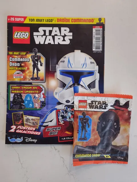 LEGO Star Wars Commando Droid Magazine #26 + SEALED Commando Droid Minifigure