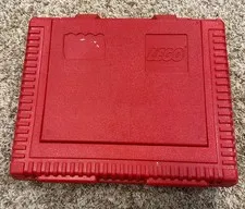 Vintage Lego Carrying Case Box Red 1980s