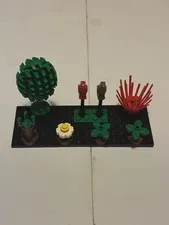 LEGO Vintage Lot of Random Pieces Weapons Landscape Animals Excellent Condition