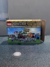 LEGO Minecraft Crafting Box 21116 Open Box Factory Sealed Bags Complete Retired