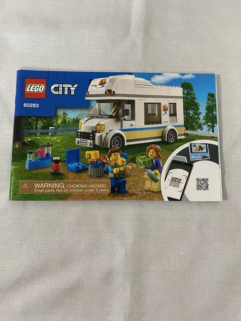 LEGO 60283 RV Vacation City Instruction Manual ONLY (no LEGO included)