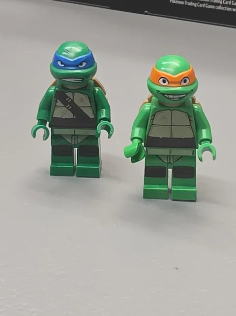 Lego Michelangelo & Leonardo Minifigure Lot TMNT 
