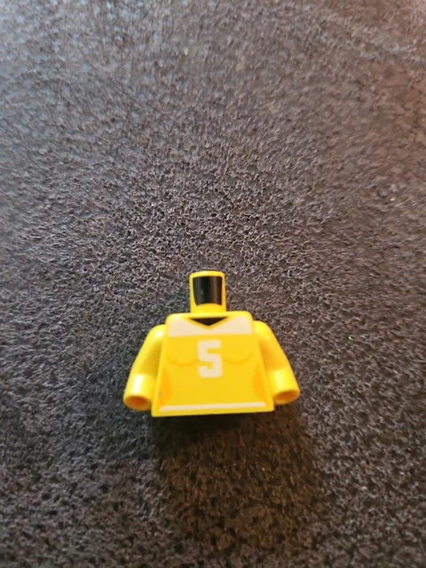 Lego Torso #5 Yellow Shirt like pattern. Pre-owned. 