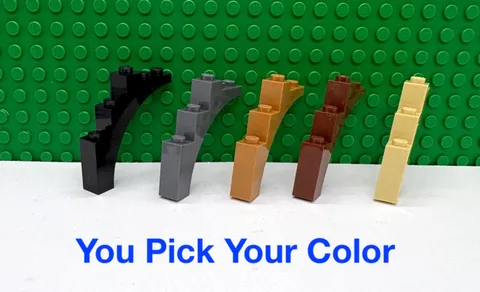 LEGO 1x5x4 Half Arch Castle "You Pick Your Color and Qty" NEW