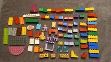 Authentic & Clean Lego Duplo Lot, Partial Belle's Tea Party, Sofia Minifig, 91x