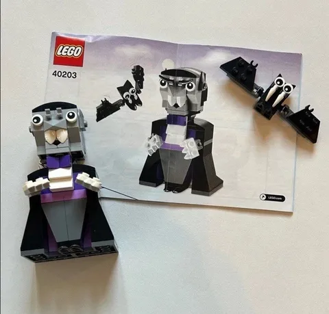 LEGO Vampire and Bat Set #40203  Built set.  No box. Comes with instructions.