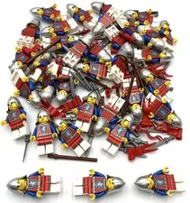 Lego New Lion Knight Male Flat Silver Neck Protector Minifigure