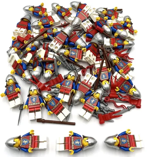 Lego New Lion Knight Male Flat Silver Neck Protector Minifigure