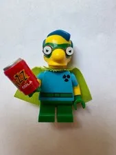 LEGO Simpsons Milhouse as Fallout Boy Series 2 Minifigure Great Condition