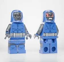 Lego Carbon bricks Anti Life God Blue Classic Darkseid DC Superhero