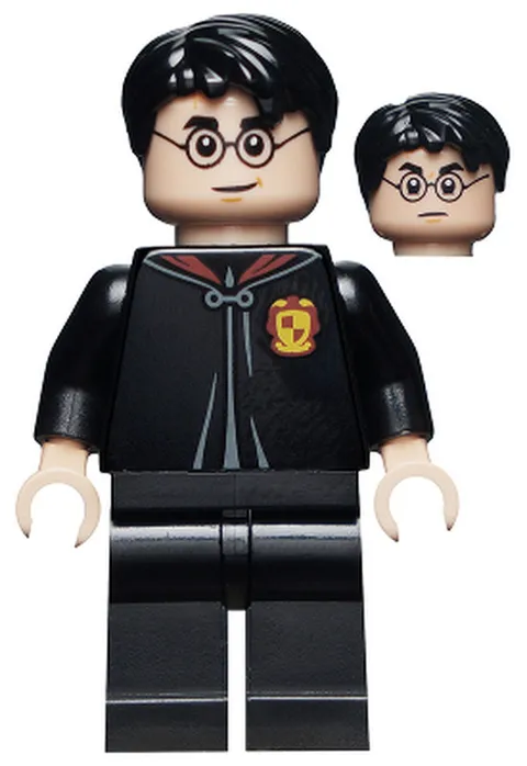 Harry Potter - Gryffindor Robe Clasped, Black Legs - Used LEGO