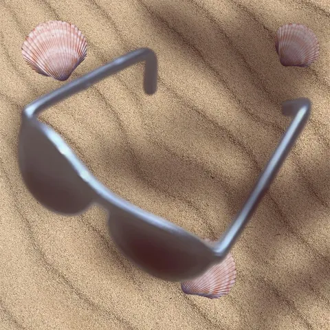 Barbie Doll SILVER GREY Small Glasses Sunglasses Shades Ken Clone Bratz