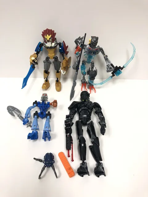 Bionicle Figures 70791 70200 8570 75121 LEGO Lot 4 Incomplete