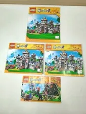 LEGO Castle King's Castle 70404 70401 Instruction Manual 1 2 3 Books ONLY