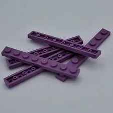 Lego - 5 Basic Lavender 1 x 8 Studs 3460