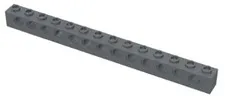 Lego Dark Bluish Gray TECHNIC Brick 1 x 14 with Holes Part 32018 T1