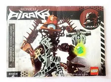 LEGO Bionicle Piraka Avak 8904 INSTRUCTIONS ONLY - 2006 Building Manual Vintage