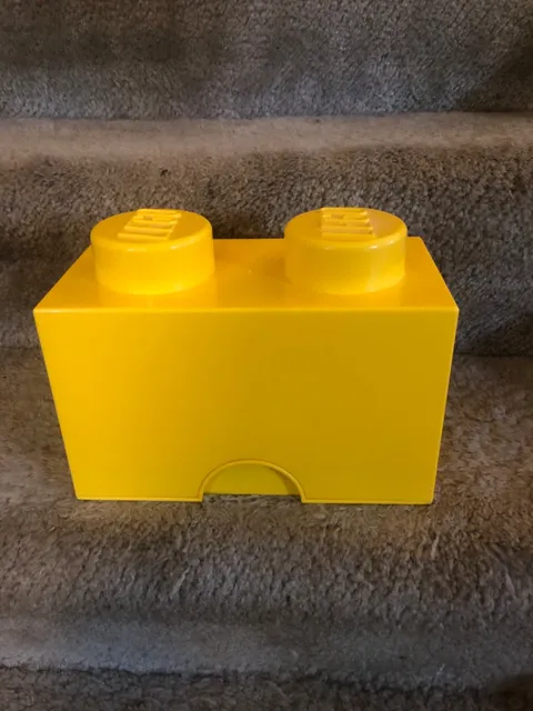 Lego Brick Storage Box Yellow