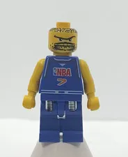 Lego Minifig NBA Player #7 PURPLE NBA 7 Spring Leg