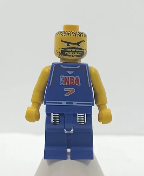 Lego Minifig NBA Player #7 PURPLE NBA 7 Spring Leg