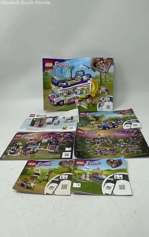 Set Of 7 Pieces Assorted Lego Multicolor Booklet Friends Instruction Manuals