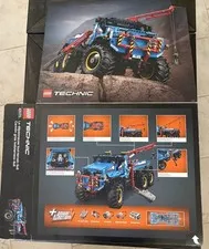 LEGO Technic 42070 6x6 All Terrain Tow Truck 1862 Pcs -丨With Instruction丨No box！