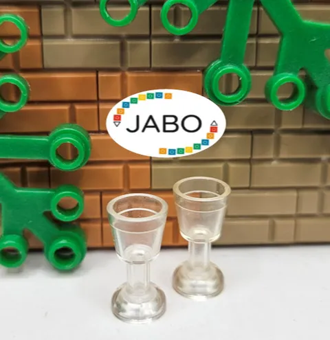( S12 / 1 / 8 ) LEGO 2343 Utensil Goblet Chalice Trans-Clear