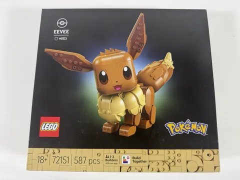 LEGO Pokémon Eevee 72151 Factory Sealed New 587 Pieces Collectible