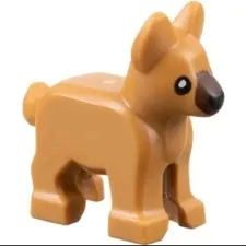 *NEW* Lego Puppy Pup Small Tiny Dog Brown Cute Pet x 1 piece 