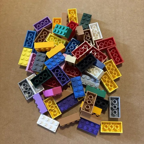 Lot Of 60 LEGO Parts 3001 Bricks 2x4