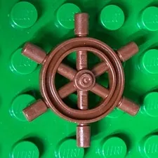 Lego DUPLO Ship's Wheel Pirate Ship Beach Racing Jake's 10539 7880 10514 7881