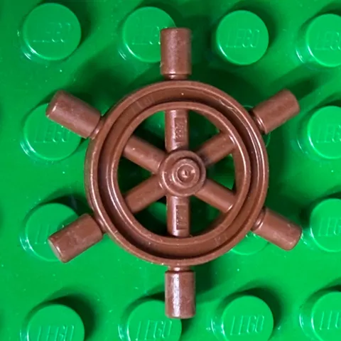Lego DUPLO Ship's Wheel Pirate Ship Beach Racing Jake's 10539 7880 10514 7881