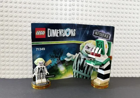 LEGO Dimensions Beetlejuice 71349 Fun Pack Beetlejuice Saturn's Sandworm Tested!