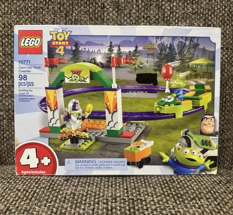 LEGO Toy Story 4 Carnival Thrill Coaster 10771 NEW. SEALED. RETIRED. 