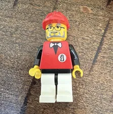 LEGO Infomaniac inf001 Torso Legs 1997 LEGO Island Promo 2181 RARE Logo on Back