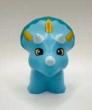 Lego Duplo Animal Jurassic World Dinosaur Baby Triceratops, Blue-Green