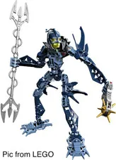 LEGO Bionicle Glatorian Legends 8987 Kiina Set & Canister Instructions Complete