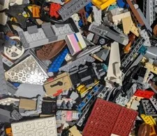 LEGO 1 Pound Bulk Pieces Lot Bricks Plates Dots and More Mixed LEGOS 