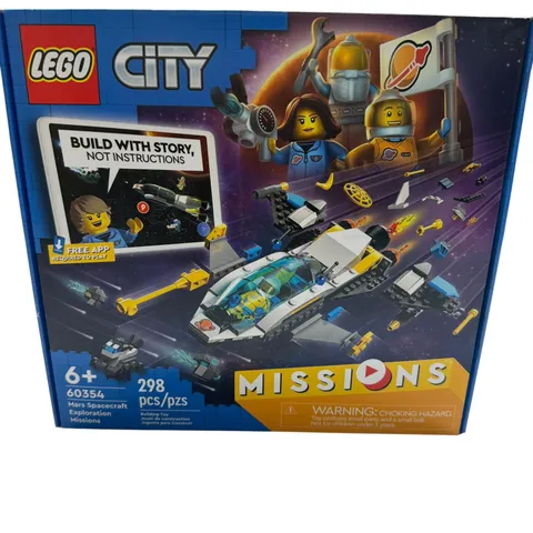 LEGO City 60354 Mars Spacecraft Exploration Missions Building Set 298 Pieces