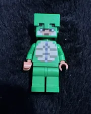 LEGO Minecraft Turtle Skin Warrior Minifig 21254 H12