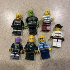 LEGO Minifigure Res-Q 3 - Town Emergency Response Center 6479 - rsq006 Set Of 7